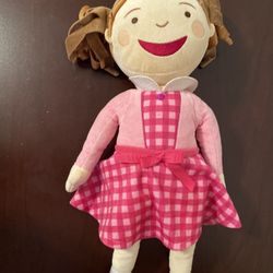 Pinkalicious Plush 15" Doll Girl Pink Dress Victoria Kann Kohls Cares