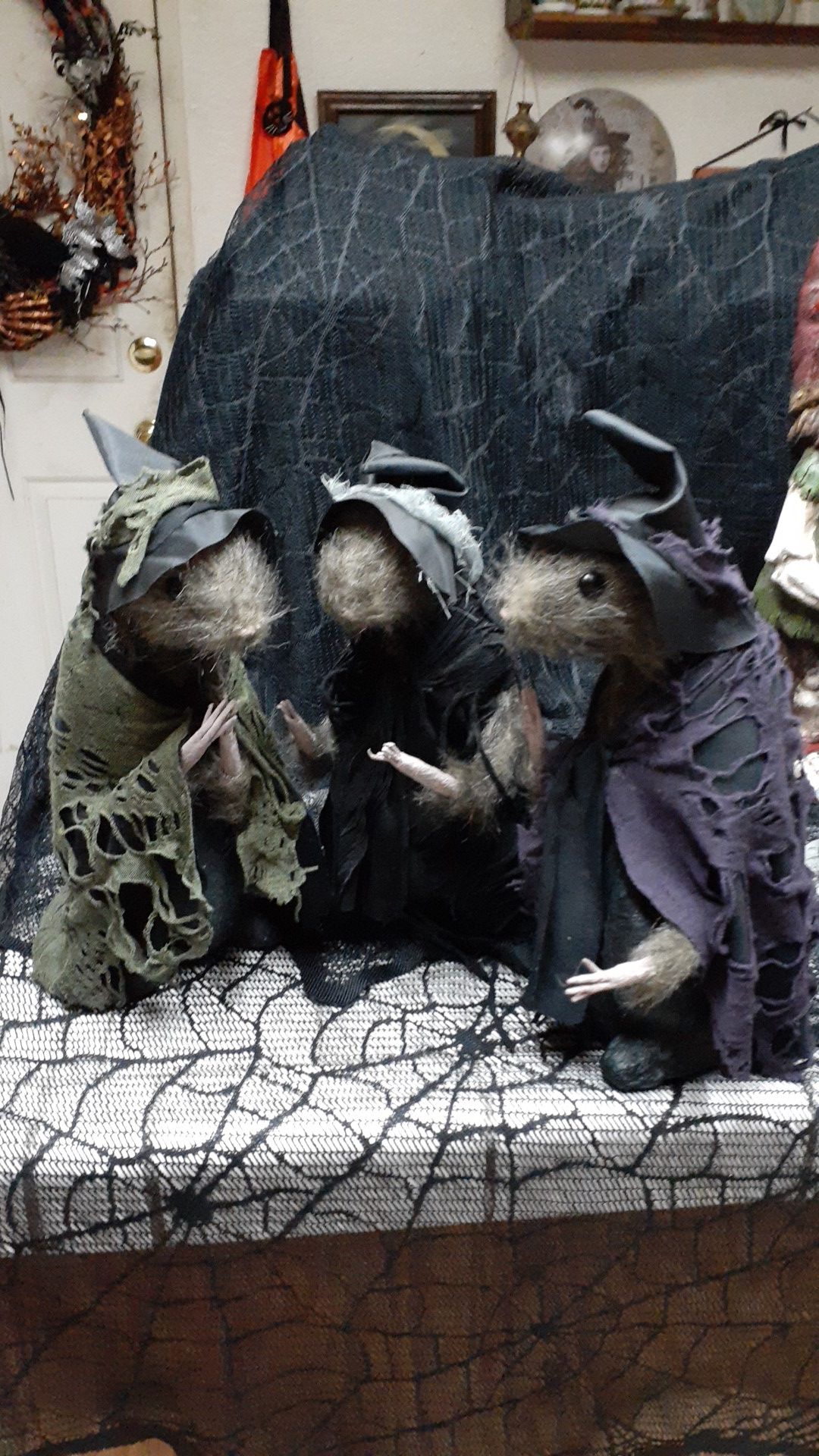 Halloween rat witches
