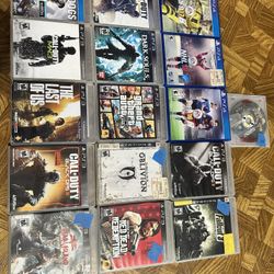 PS3 / PS4 Games - Mixed Lot 16 Games 