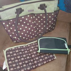 Diaper Bag with 2 Changing Pads