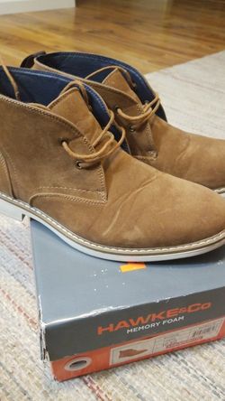 Brown suede casual shoes