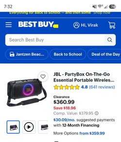 Jbl partybox on the go