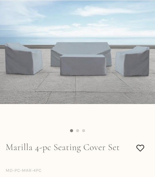 New Sealed Marilla 4-pc Seating Cover Set.. I have 2 set
