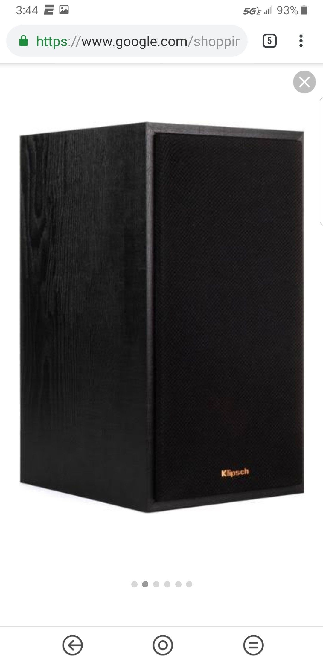 Klipsch R-51m (pair) speakers. Surround sound bookshelf speakers.