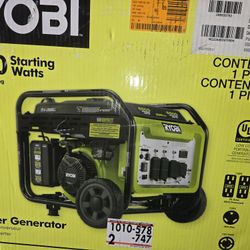 Ryobi 6500-Watt Gasoline Powered Inverter Generator with CO Shutdown & Idle Down Technology