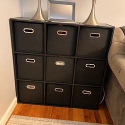 Cube Storage With Bins 