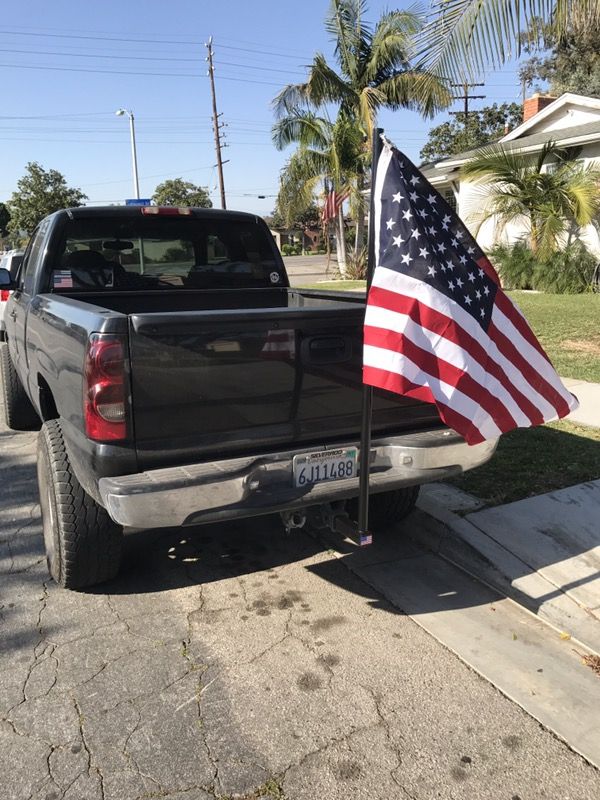 Trailer hitch flag pole truck flag pole for Sale in Whittier, CA OfferUp
