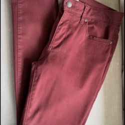 Women’s Maroon Skinny Pant