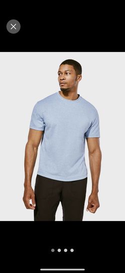 Men’s MEDIUM Lululemon DENIM RELAXED FIT TRAIN SS, MSRP $78