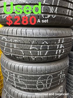 Used Tires 215-60-16 HABLAMOS ESPAÑOL 