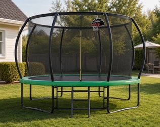 Trampoline with Basketball Hoop 12FT BRAND NEW IN BOX