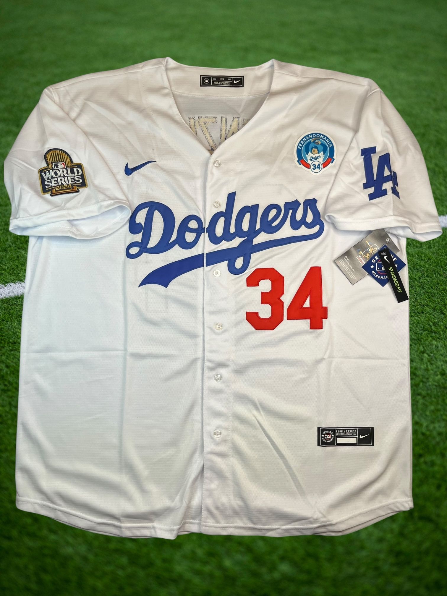 LA Dodgers Valenzuela edition Jersey size XXL