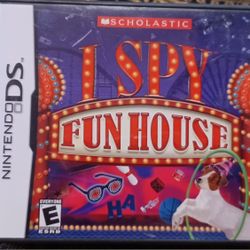 Nintendo DS Video Game I Spy Fun House Carnival  Manual Educational