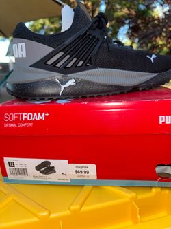 New Black and Grey Puma shoes size 12