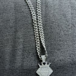 Diamond Crown Pendant