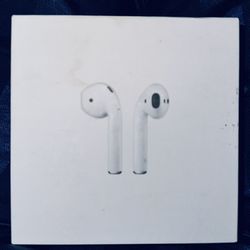 BRAND NEW IN BOX -NEVER USED- APPLE AIRPODS WITH CHARGING CASE 2nd Generation
