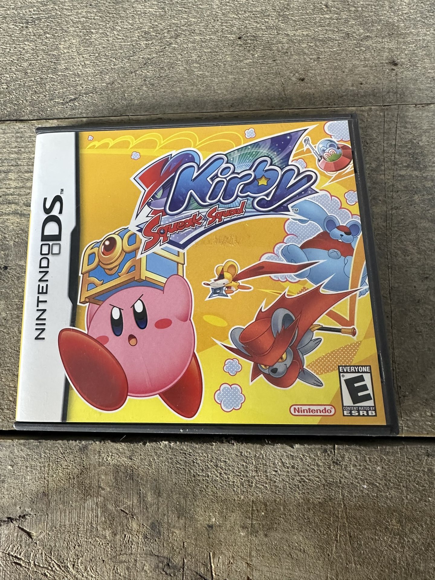 Kirby Squeak Squad Manual & Case ONLY Nintendo DS NO GAME Squeek