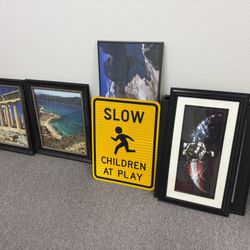 Pictures And Sign 5 Each With Frames Olympic Stadium 