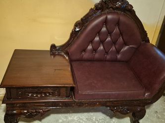 [Price Negotiable] Antique Chair and Reader/Telephone