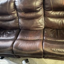 Used Leather Sofa