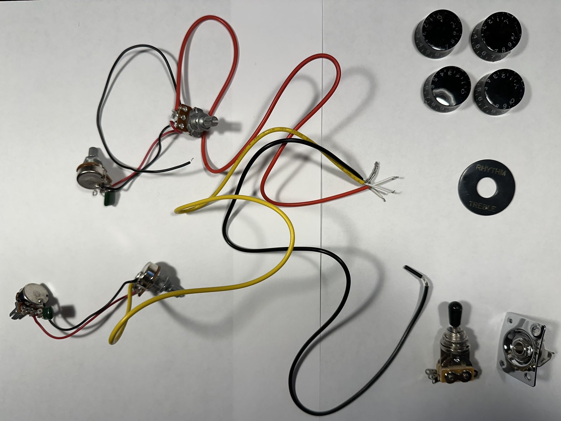 Wire Harness For LP Or SG - 2 V/ 2 T