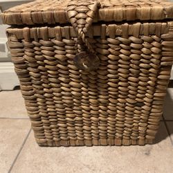 Rattan Basket Cube Box