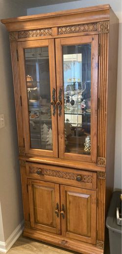 China Cabinet- Oak