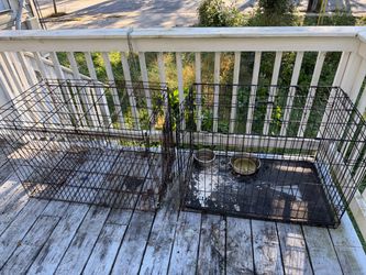 2 dog crates $50 for both
