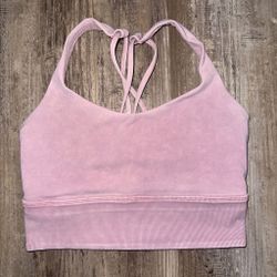 Lululemon Align Tank Top Lavender Strappy Racerback Built In Bra Size 4
