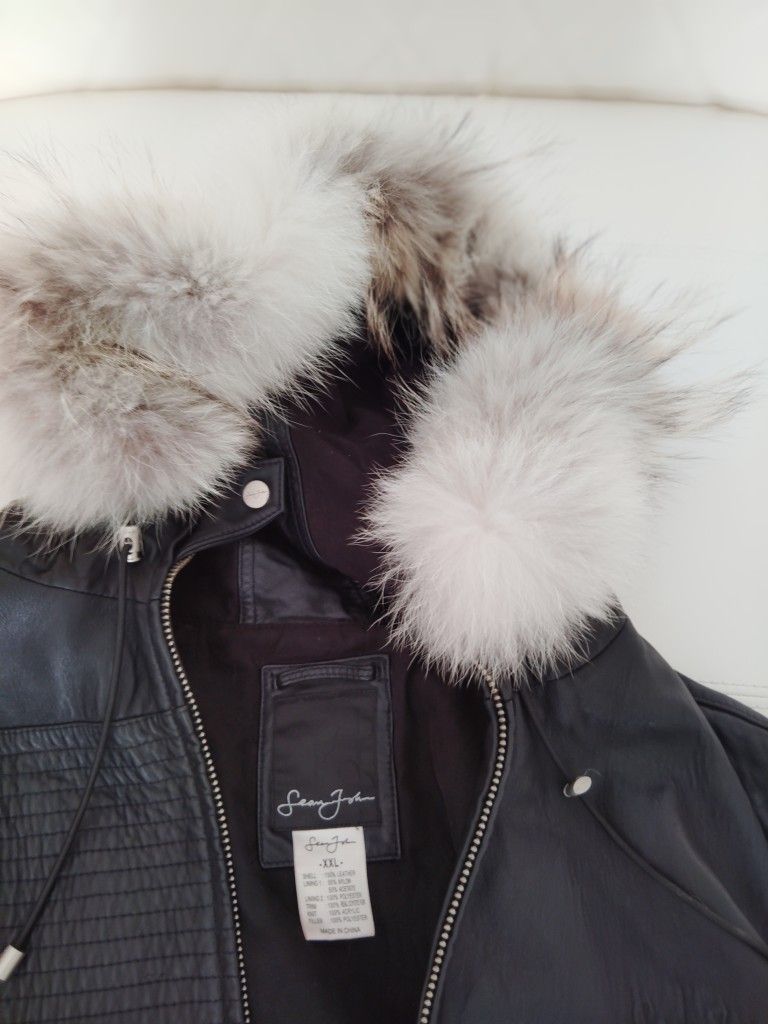 Sean John XXL Leather Jacket