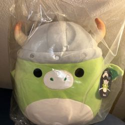 NWT Squishmallow 12” GORM the Green Viking Dragon Select Series BRAND NEW in Bag
