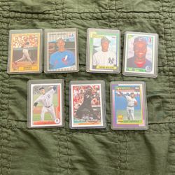 Various Baseball Cards Rookies 
