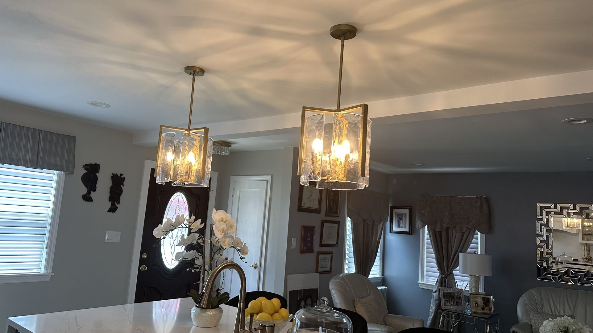 2 Ceiling Lights 13 Inches