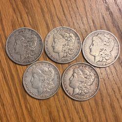 Morgan silver dollars