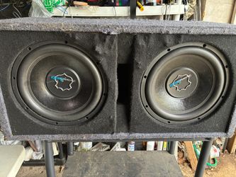 12 inch subs.  In box.