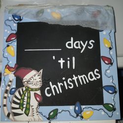 Christmas  Chalk Bored Countdown