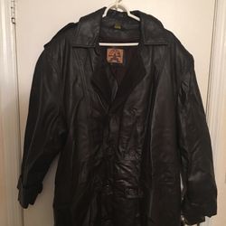 Leather Trench Coat