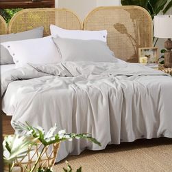 Bedsure Linen Duvet Cover Queen - Linen Cotton Blend Duvet Cover Set, Linen  Color, 3 Pieces, 1 Duvet Cover 90x90 Inches and 2 Pillowcases, Comforter S  for Sale in Chino Hills, CA - OfferUp