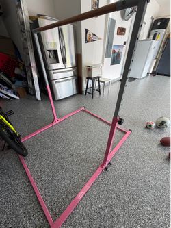 kids gymnastic bar - adjustable height