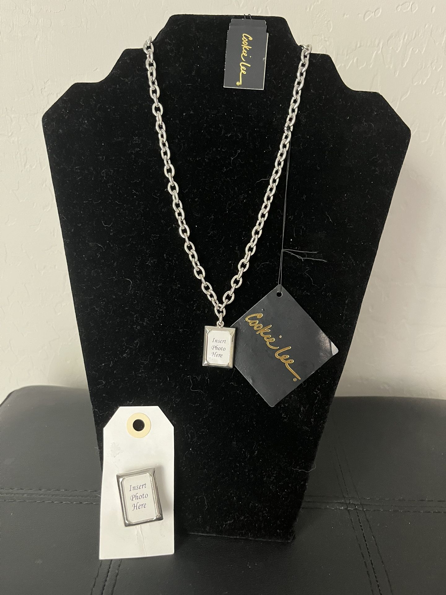 Cookie Lee Photo Locket & Matching Photo Pin