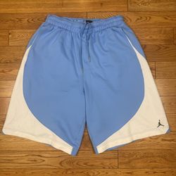Vintage Men’s Nike Air Jordan Basketball Shorts Sz: Large North Carolina Blue