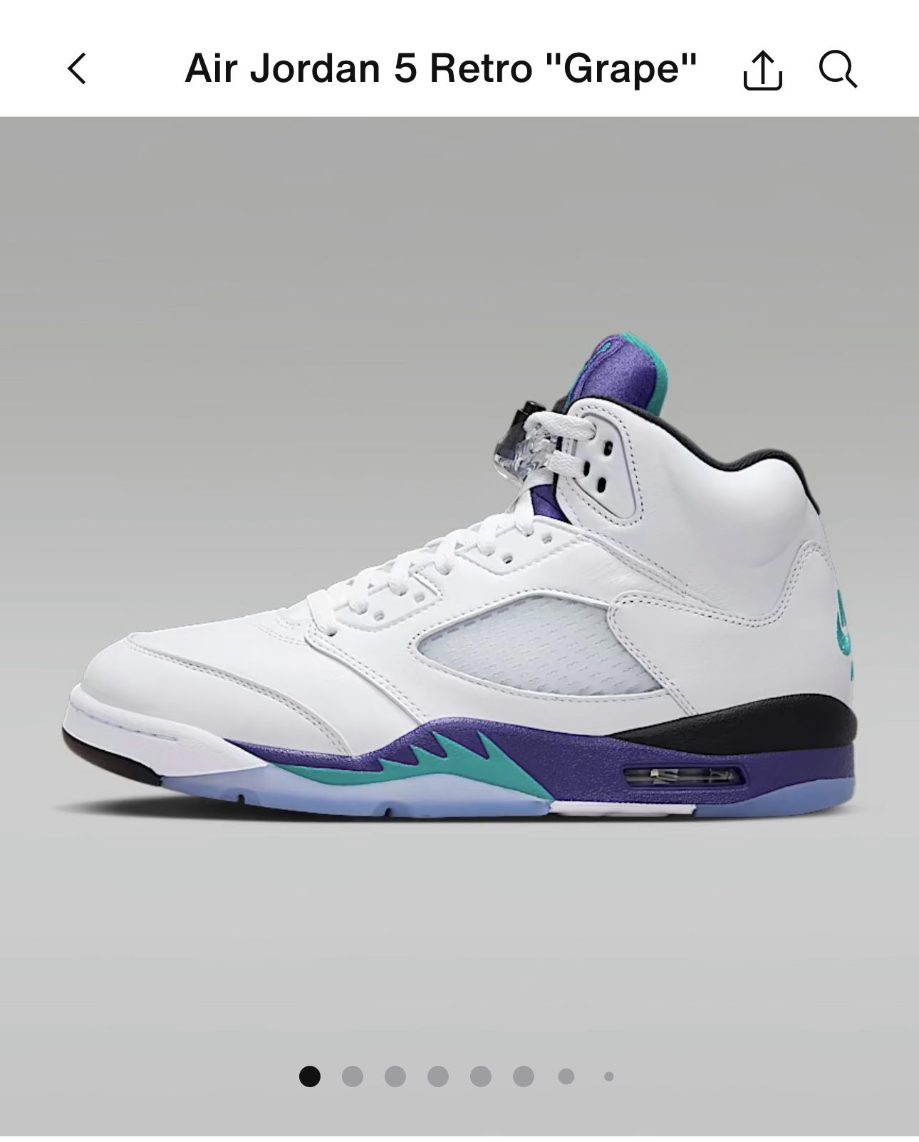 Jordan 5 Grape