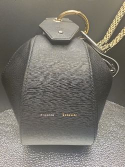Proenza Schouler Black Leather Mini Bag