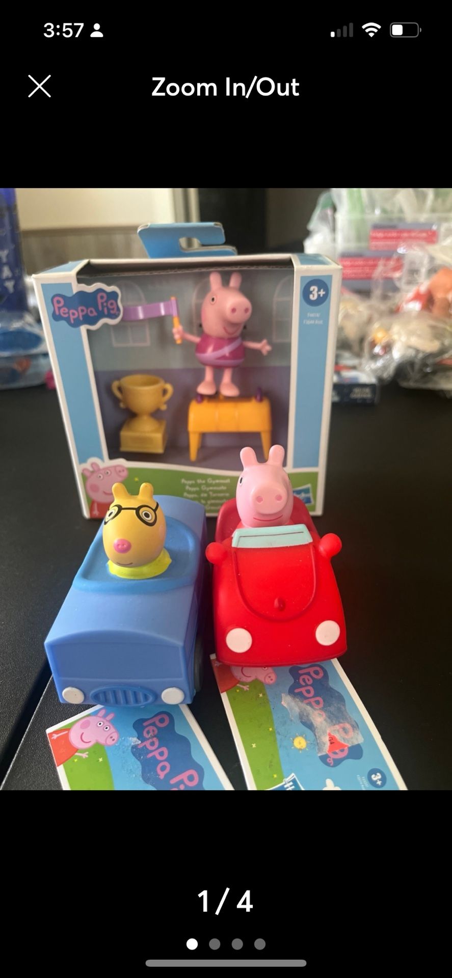 new peppa pig the gymnast 2 other peppa pigs characters