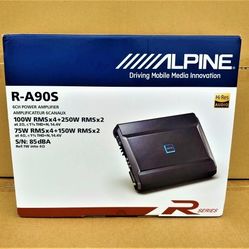 Alpine R Series Car Speaker System Amplifier 6-Channel Amp 1800 Watts R-A90S 🚨 Payment Options Available 🚨 No Credit Needed 🚨 