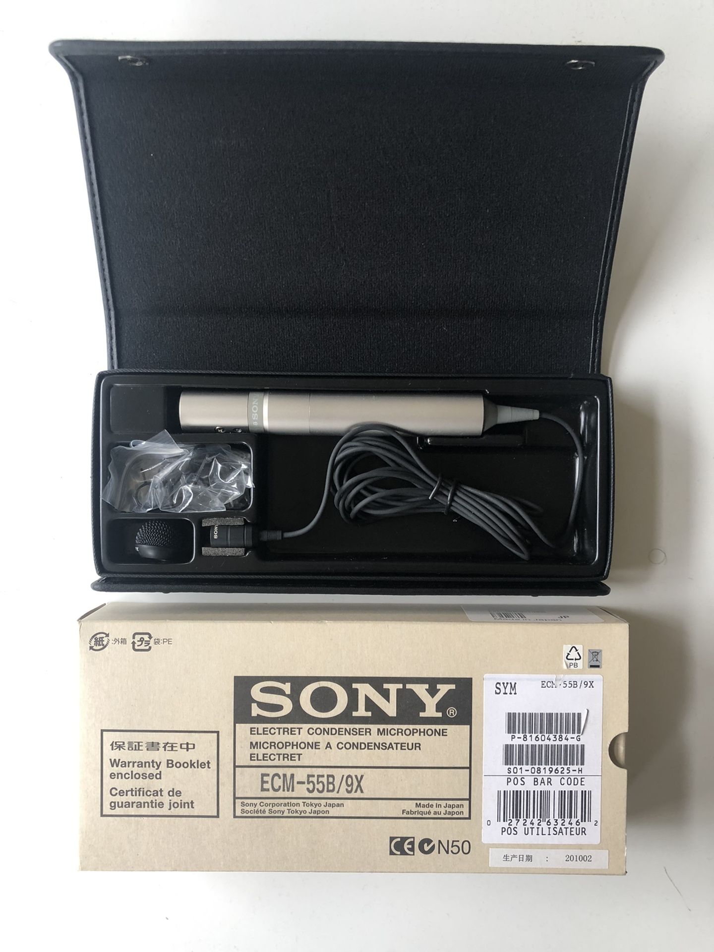 Sony ECM 55B Condenser Microphone 