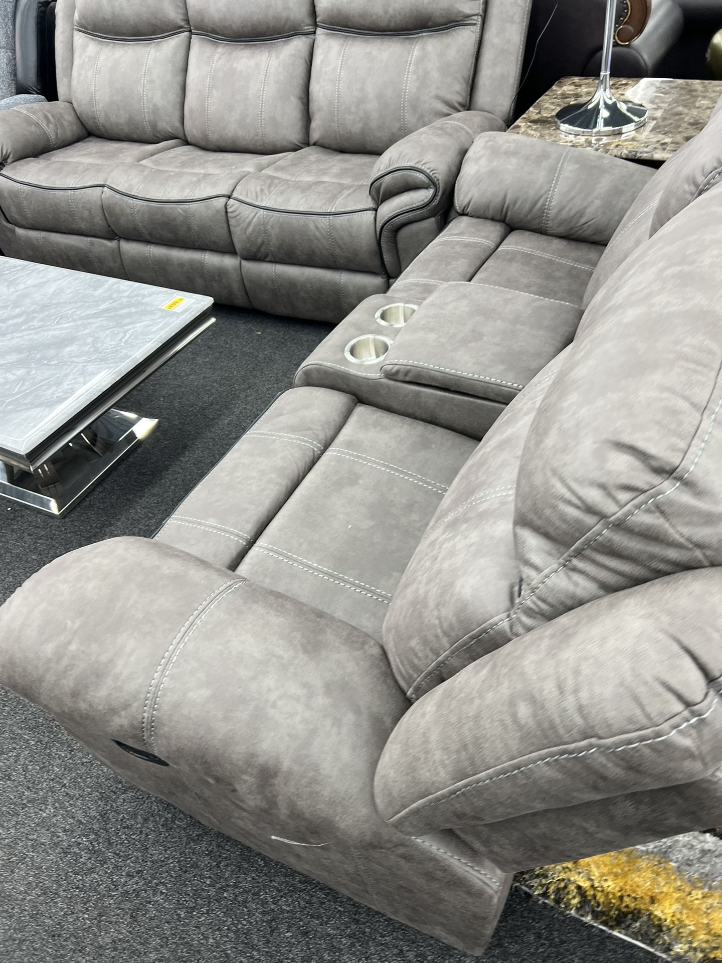 Stylish Reclining Couch And Loveseat!