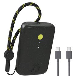 Nimble Champ Portable Charger, 10,000mAh Power Bank Fast Charging, 20W Dual USB-C Battery Pack with Cable, Travel Essential Power Bank for iPhone Lapt