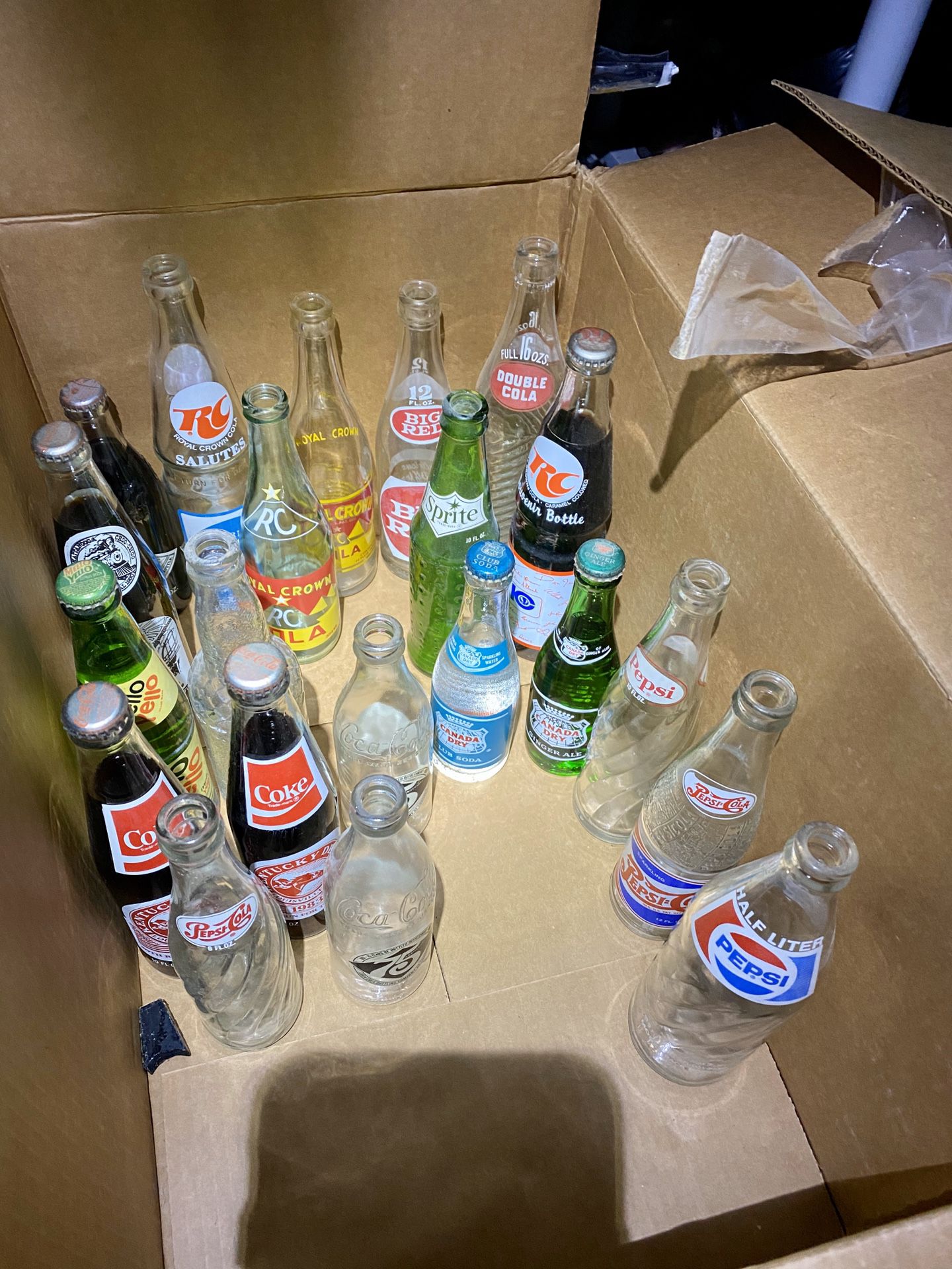 Vintage Soda Bottle Collection