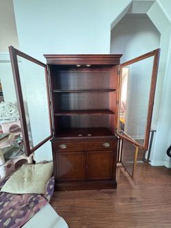 Vintage Bassett China Cabinet